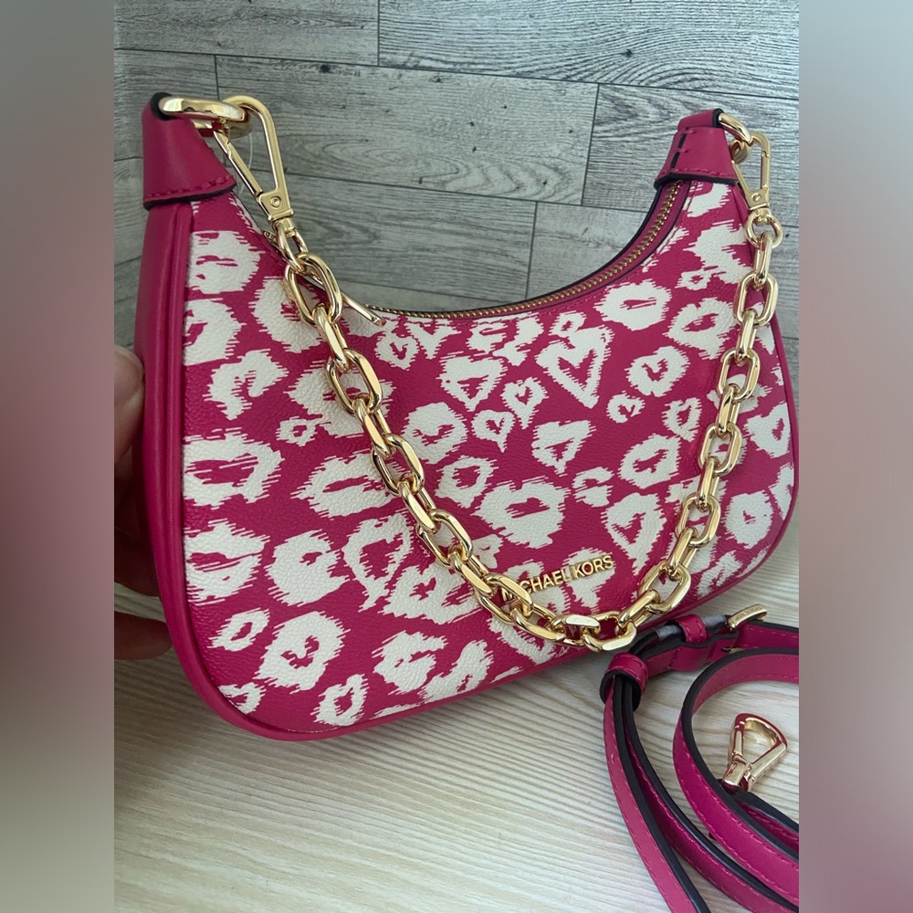 Michael Kors Electric Pink Cora Pouchette